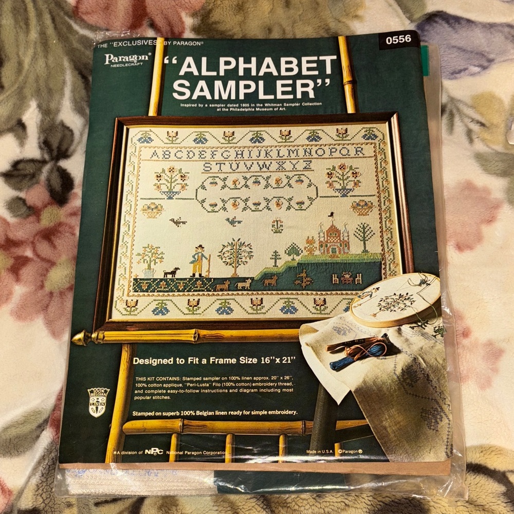 Paragon “Alphabet Sampler” Crossstitch Kit